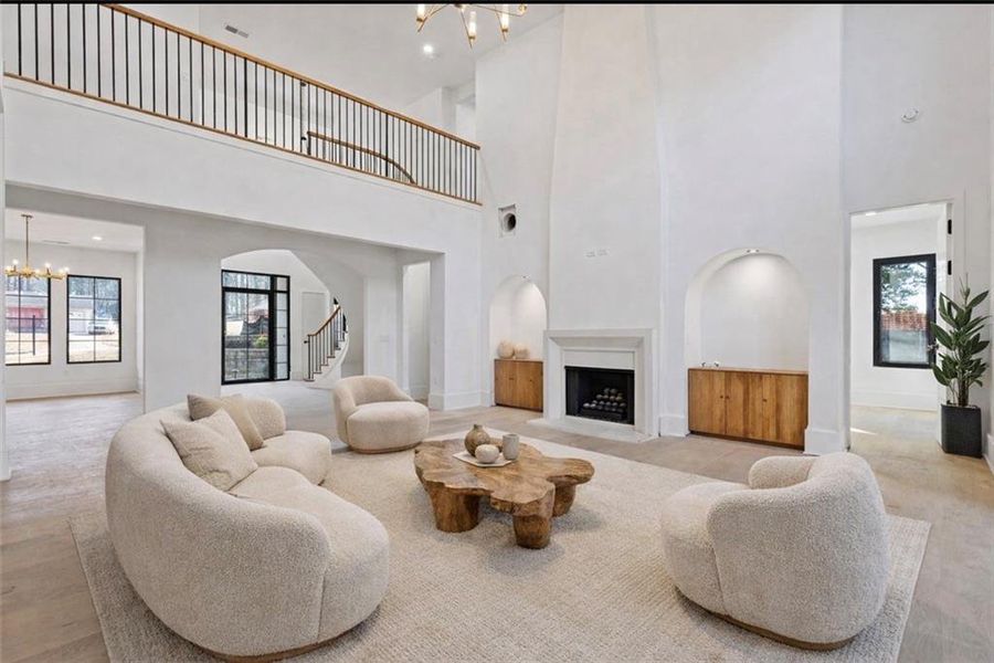 Furnished interior view inside a new home in , Alpharetta (Image 12).