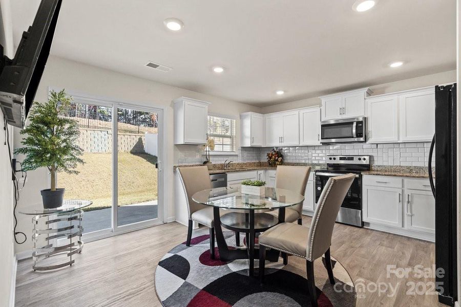 Furnished interior view inside a new home in Mills at Long Creek, Dallas (Image 4). Furnished interior view inside a new home in Mills at Long Creek, Dallas (Image 4).