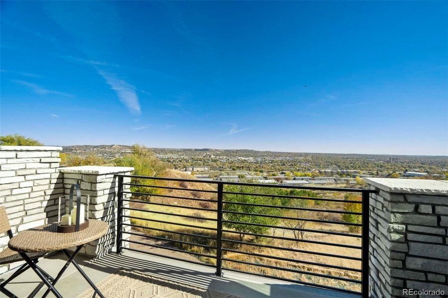 Exterior details and patio area of a home in , Colorado Springs (Image 26). Exterior details and patio area of a home in , Colorado Springs (Image 26).