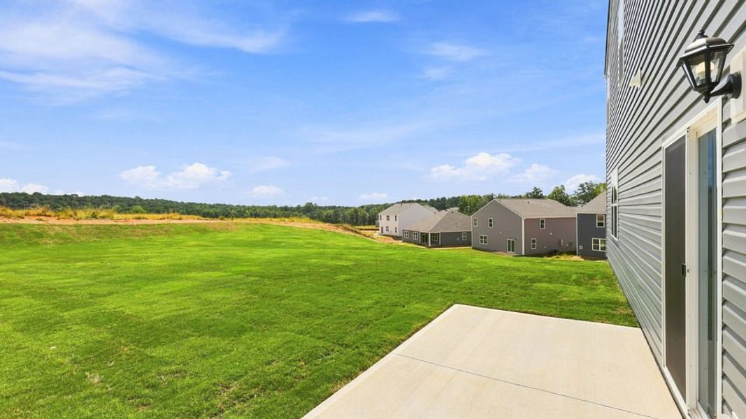 Exterior details and patio area of a home in Chestnut Ridge, Greenville (Image 20).
