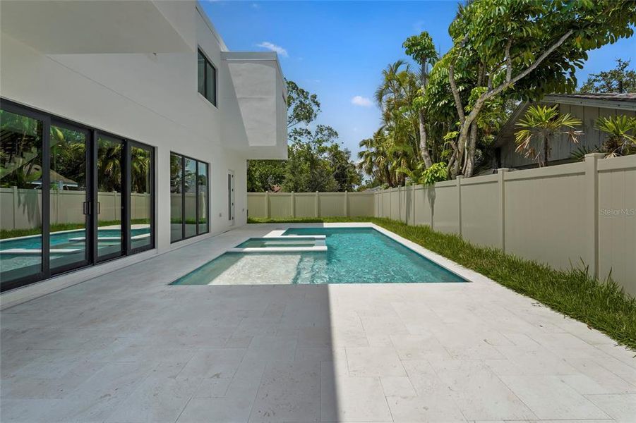 Exterior details and patio area of a home in , Sarasota (Image 37).