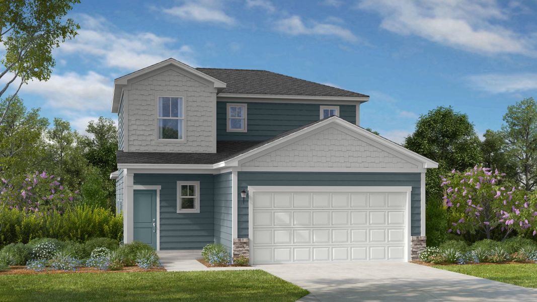 Representative exterior photo of a completed home built from the Linville by Taylor Morrison in Fincastle Glen, Shelby, NC (Image 1). Representative exterior photo of a completed home built from the Linville by Taylor Morrison in Fincastle Glen, Shelby, NC (Image 1).