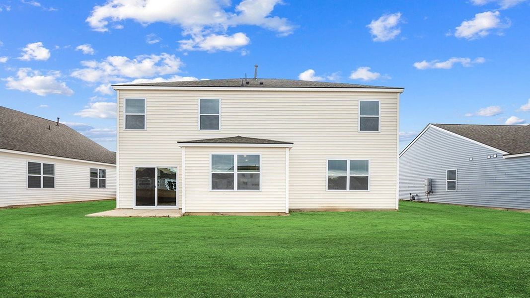 Exterior details and patio area of a home in The Retreat at East Argent, Ridgeland (Image 3).