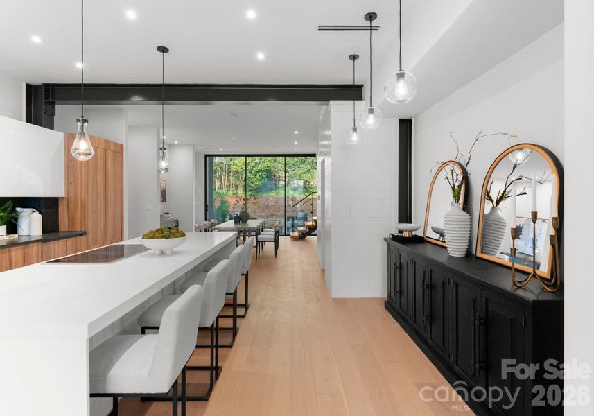 Furnished interior view inside a new home in , Charlotte (Image 10).