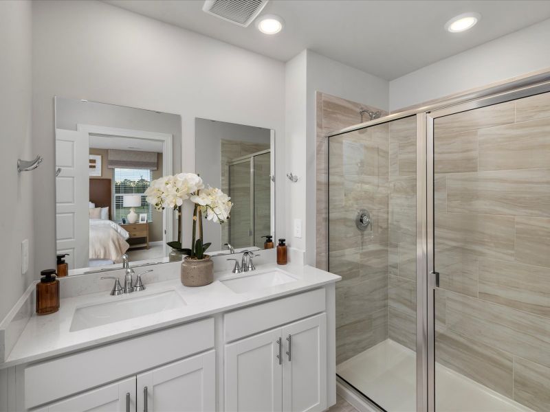 Furnished interior view inside a new home in Avalon Townes, Lyman (Image 15).