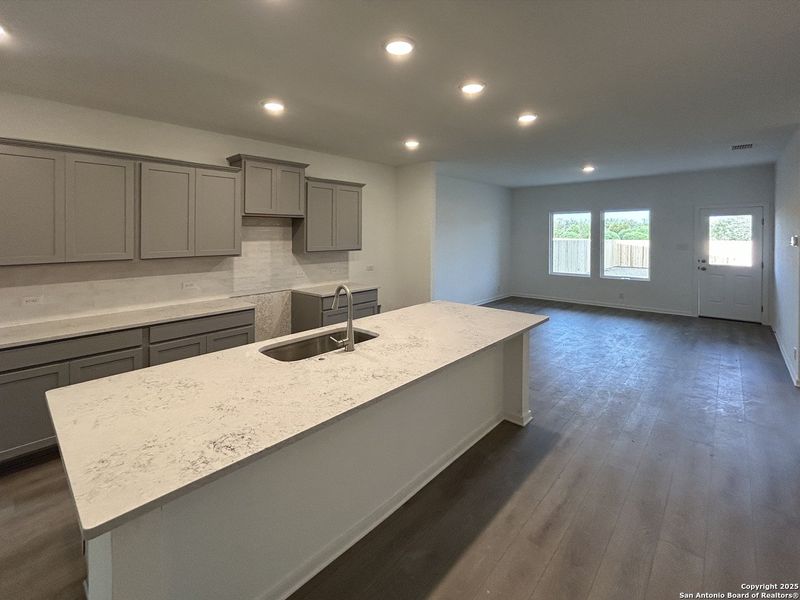 Furnished interior view inside a new home in Meadows at Hennersby Hollow 40's, San Antonio (Image 11). Furnished interior view inside a new home in Meadows at Hennersby Hollow 40's, San Antonio (Image 11).