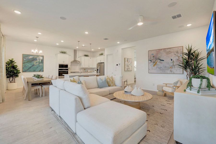Representative furnished interior of a home built from the Lagoon by Mattamy Homes in Tyler Ranch, Buckeye (Image 18).