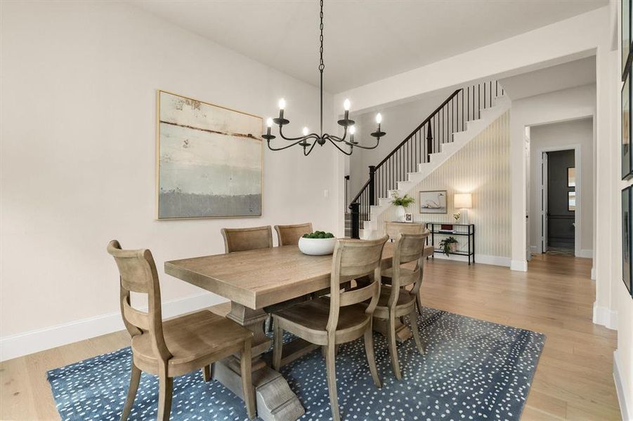 Furnished interior view inside a new home in , Prosper (Image 25).