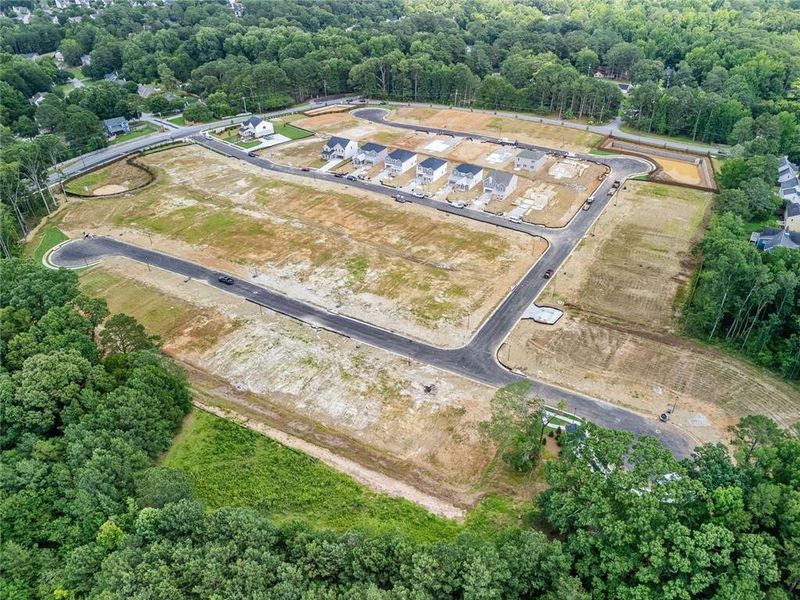 Site preparation for new homesites in Oak Grove Glen, Snellville (Image 30).