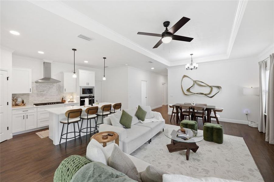 Furnished interior view inside a new home in , Gainesville (Image 49).