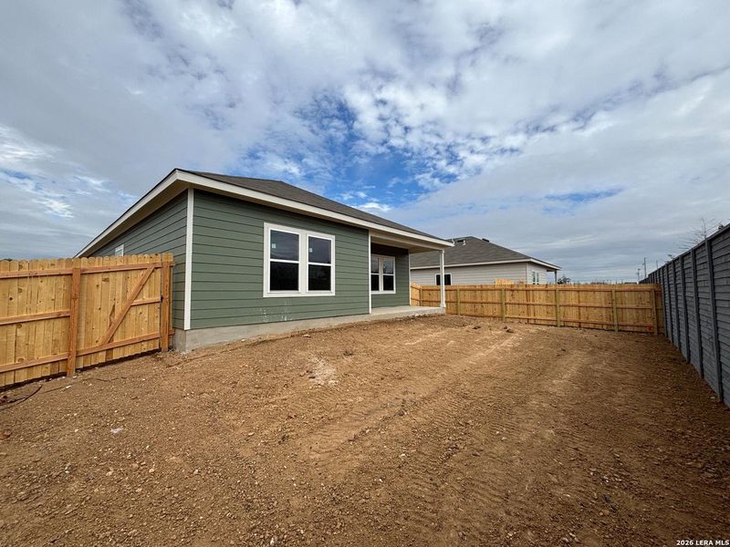 Exterior details and patio area of a home in Saddlebrook Ranch, Schertz (Image 19). Exterior details and patio area of a home in Saddlebrook Ranch, Schertz (Image 19).