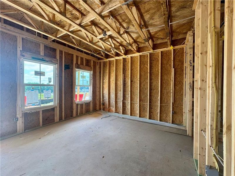 In-progress construction of a new home in Eastlyn Crossing, Flowery Branch, GA (Image 6). In-progress construction of a new home in Eastlyn Crossing, Flowery Branch, GA (Image 6).
