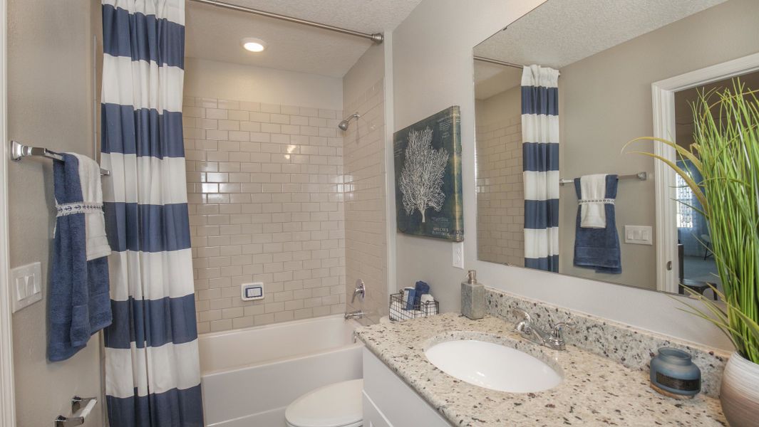 Furnished interior view inside a new home in Enclave At Seminole Palms, Palm Coast (Image 55). Furnished interior view inside a new home in Enclave At Seminole Palms, Palm Coast (Image 55).