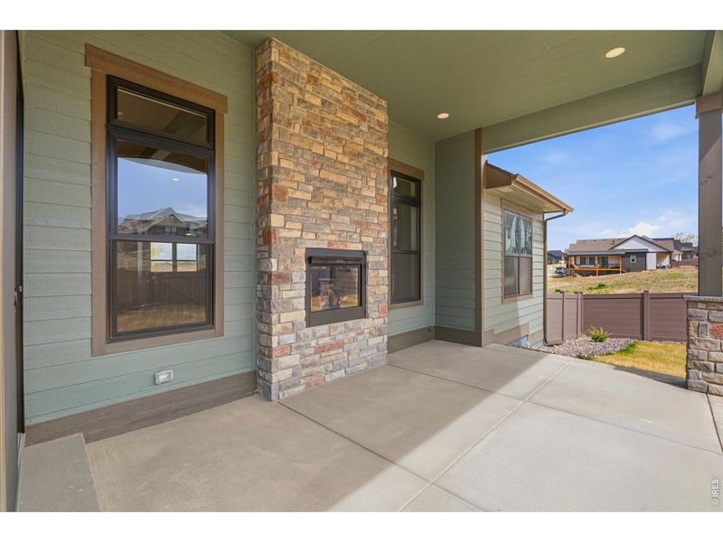Exterior details and patio area of a home in , Berthoud (Image 27).