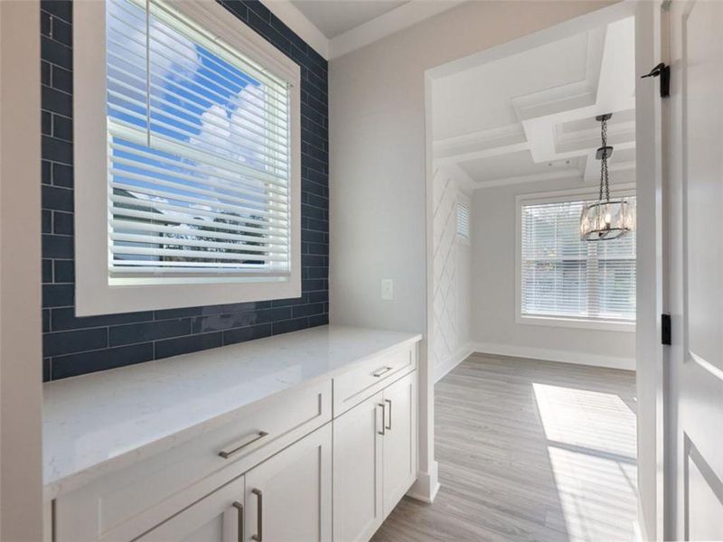 Furnished interior view inside a new home in , Buford (Image 3).