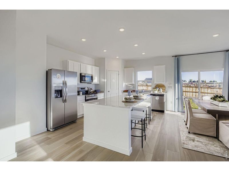 Furnished interior view inside a new home in Prairie Song, Windsor (Image 8).