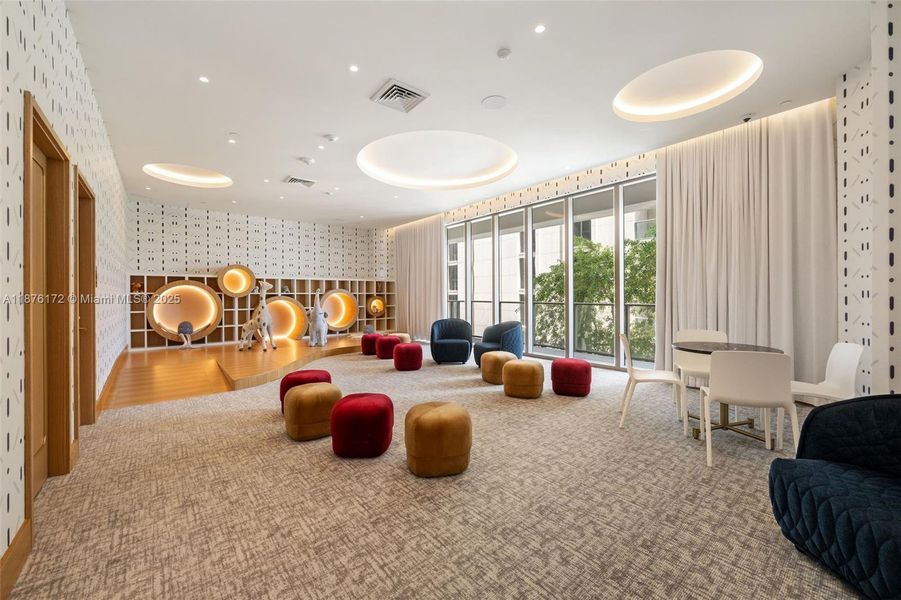 Furnished interior view inside a new home in , Miami (Image 24).