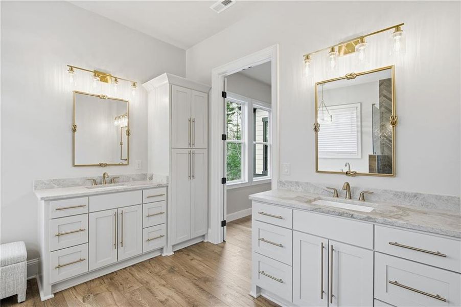 Furnished interior view inside a new home in , Dawsonville (Image 17).