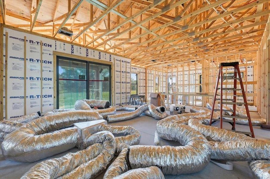 In-progress construction of a new home in , Avon Park, FL (Image 18).