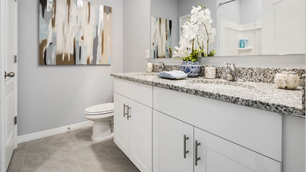 Furnished interior view inside a new home in Rivers Edge, Edgewater (Image 9).