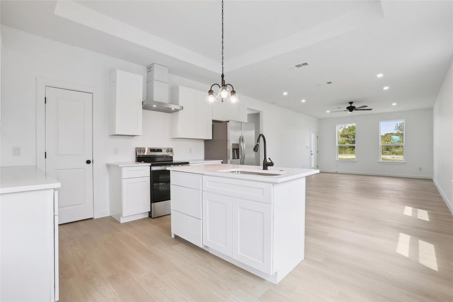 Furnished interior view inside a new home in , Bastrop (Image 9). Furnished interior view inside a new home in , Bastrop (Image 9).