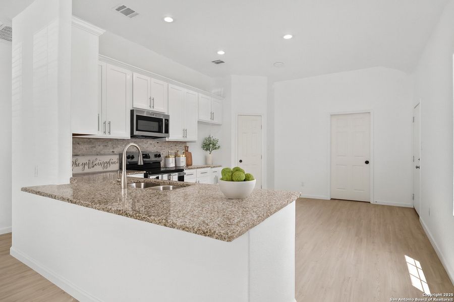 Furnished interior view inside a new home in , Canyon Lake (Image 6). Furnished interior view inside a new home in , Canyon Lake (Image 6).