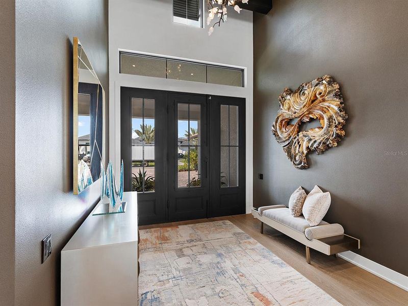 Furnished interior view inside a new home in Wild Blue at Waterside, Sarasota (Image 7). Furnished interior view inside a new home in Wild Blue at Waterside, Sarasota (Image 7).