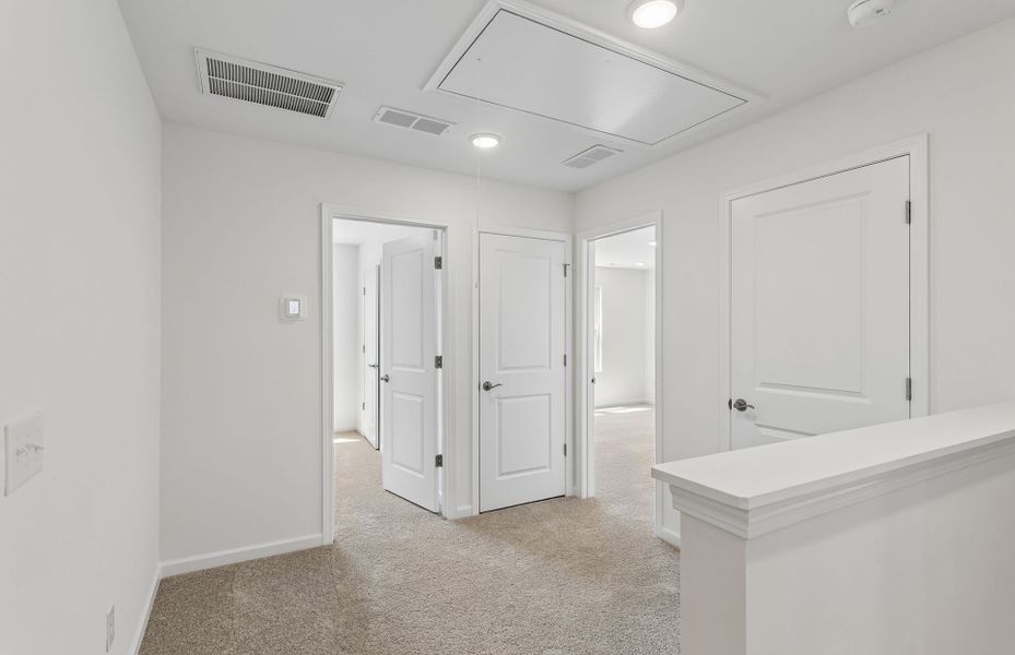 Spacious, unfurnished interior of a new home in Highlands of Carter's Station, Columbia (Image 32). Spacious, unfurnished interior of a new home in Highlands of Carter's Station, Columbia (Image 32).