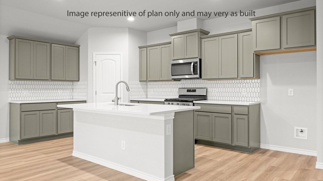 Furnished interior view inside a new home in King's Landing, Corpus Christi (Image 7).