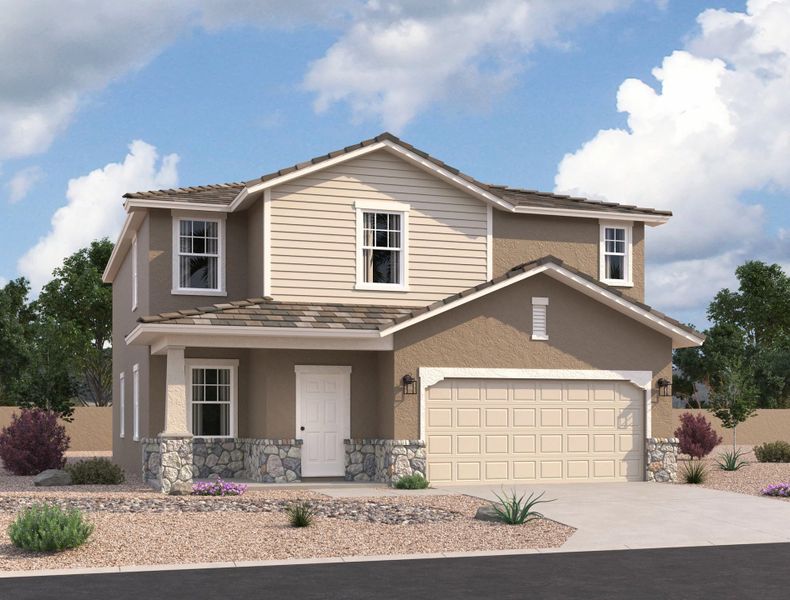 Representative exterior photo of a completed home built from the Supernova by Starlight Homes in Laveen Farms, Phoenix, AZ (Image 10).