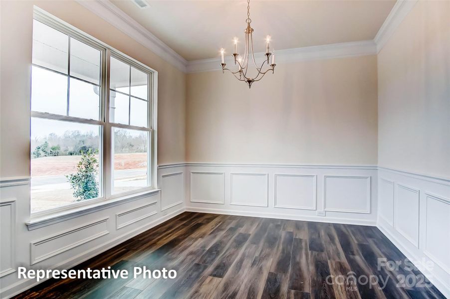 Dining room off of the foyer Dining room off of the foyer