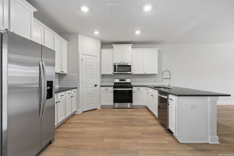 Furnished interior view inside a new home in Hightop Ridge, Converse (Image 3).