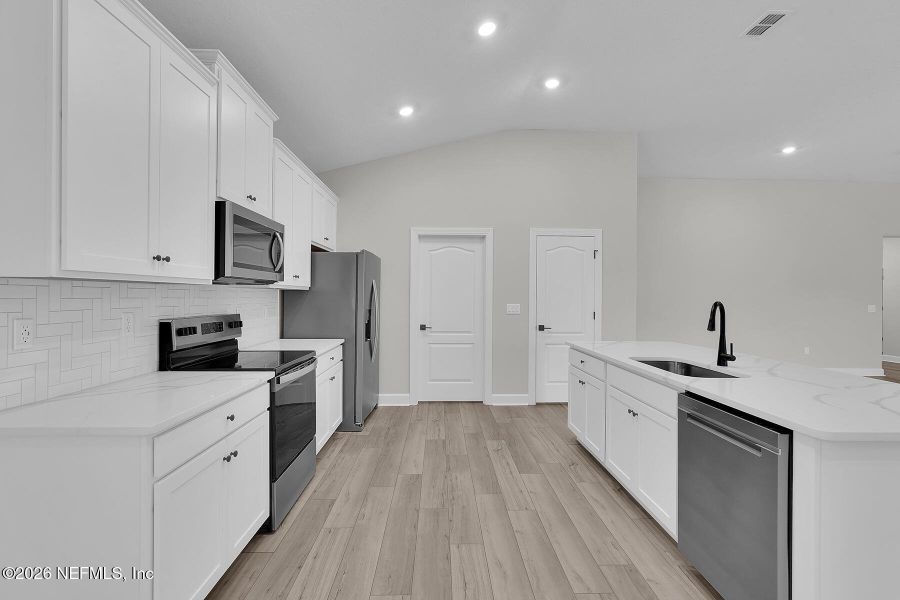 Furnished interior view inside a new home in , Jacksonville (Image 11).