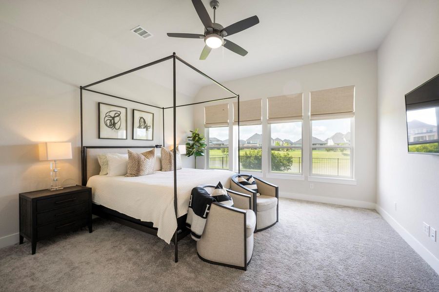 Furnished interior view inside a new home in Cross Creek Ranch 65′, Fulshear (Image 13). Furnished interior view inside a new home in Cross Creek Ranch 65′, Fulshear (Image 13).