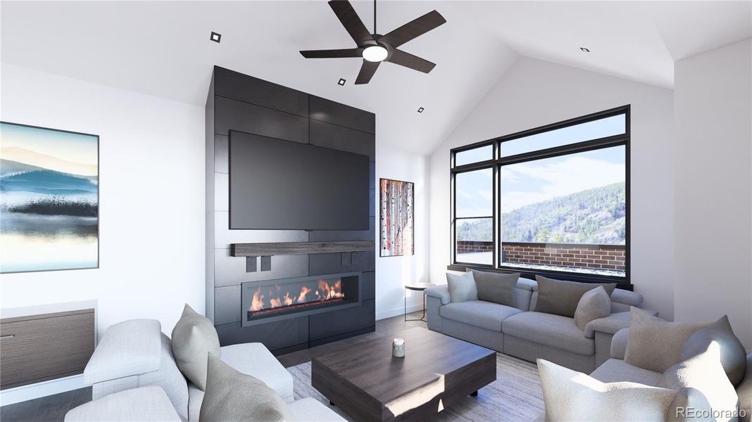 Rendering only. Actual finishes are selected by the buyer and layout varies throughout the residences.