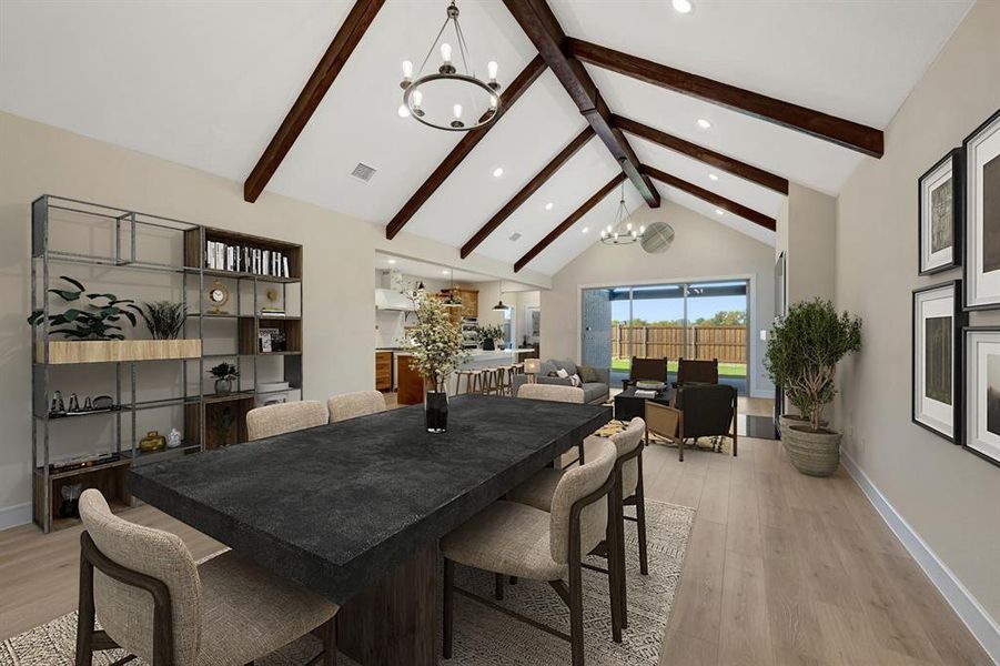 Furnished interior view inside a new home in Elevon, Lavon (Image 19).