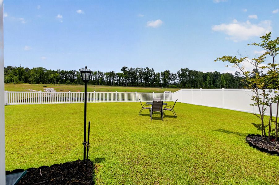 Exterior details and patio area of a home in Parker's Preserve, Ridgeville (Image 23).