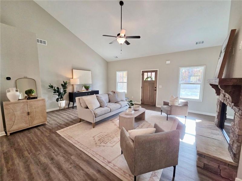 Furnished interior view inside a new home in , Waleska (Image 5).