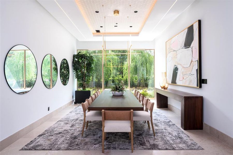 Furnished interior view inside a new home in , Dallas (Image 6).