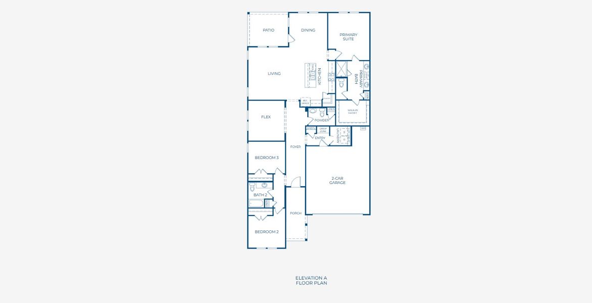2D floor plan layout of this home in Parkton Square, Kyle, TX (Image 2). 2D floor plan layout of this home in Parkton Square, Kyle, TX (Image 2).