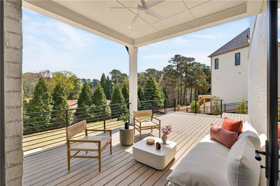Exterior details and patio area of a home in , Marietta (Image 4).