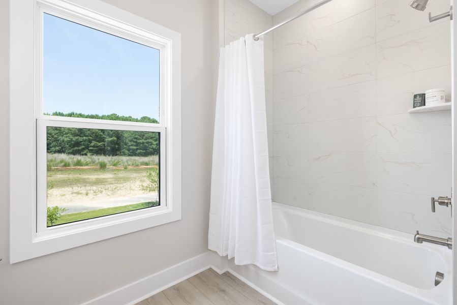 Representative furnished interior of a home built from the Timothy 2 Story by Baker Residential in Atwater Station - Village Collection, Fuquay Varina (Image 33).