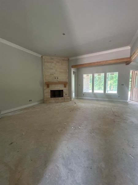 In-progress construction of a new home in Grayson Ridge, Van Alstyne, TX (Image 3).