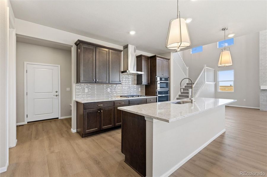 Furnished interior view inside a new home in Talon Pointe, Thornton (Image 9).