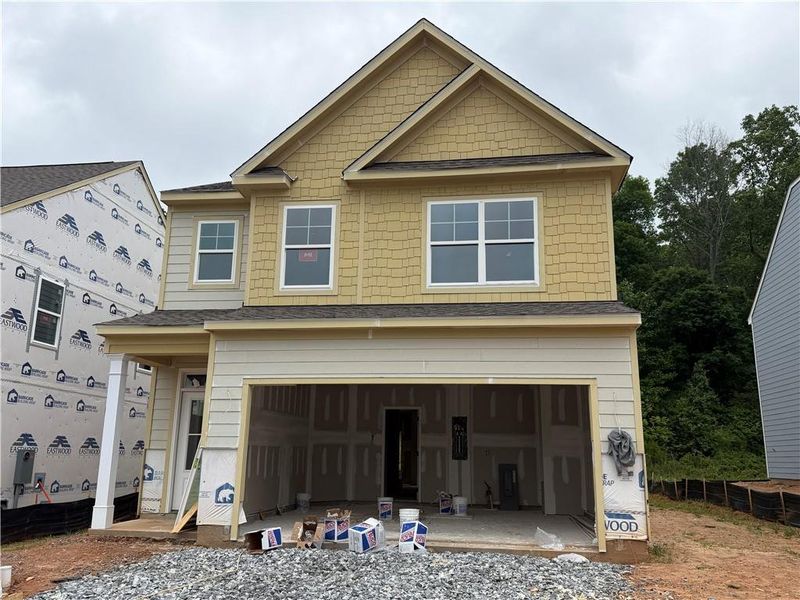 In-progress construction of a new home in Villas at Dawsonville, Dawsonville, GA (Image 37).