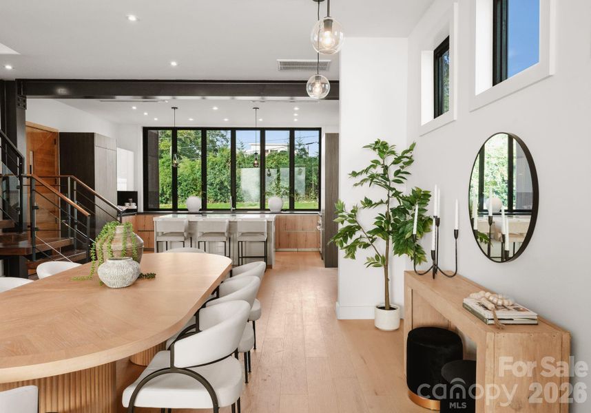 Furnished interior view inside a new home in , Charlotte (Image 5).