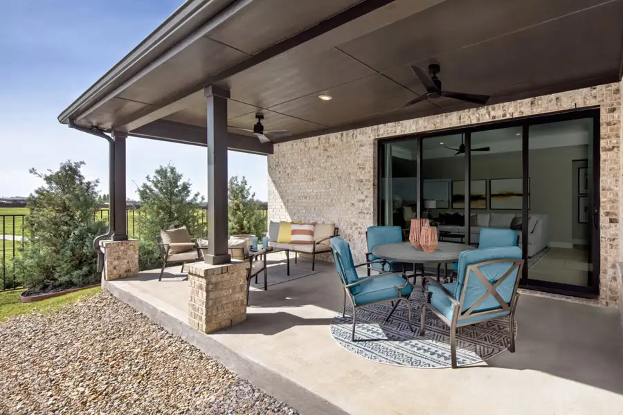 Representative exterior details of a home built from the Verona by Ladera Texas in Ladera Prosper, Prosper (Image 3).