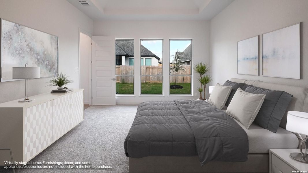 Furnished interior view inside a new home in Meadows of Mill Creek, Seguin (Image 10). Furnished interior view inside a new home in Meadows of Mill Creek, Seguin (Image 10).