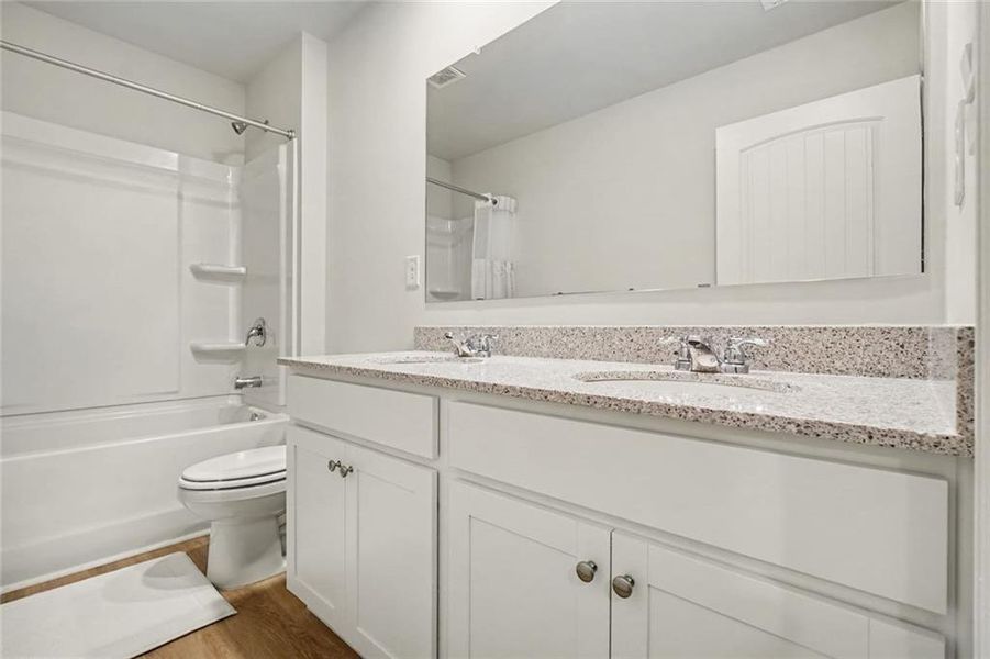 Furnished interior view inside a new home in Hamptons at Riverwood South, Dallas (Image 7).