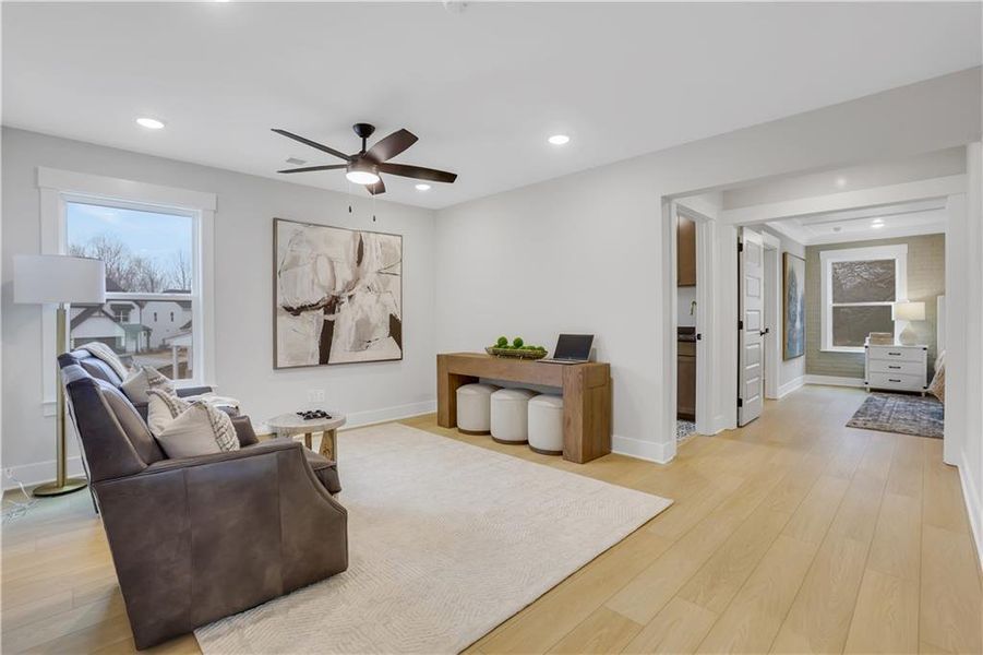 Furnished interior view inside a new home in Villas at Dawsonville, Dawsonville (Image 32).